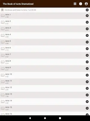 The Book of Acts Dramatized android App screenshot 3