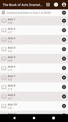 The Book of Acts Dramatized android App screenshot 7